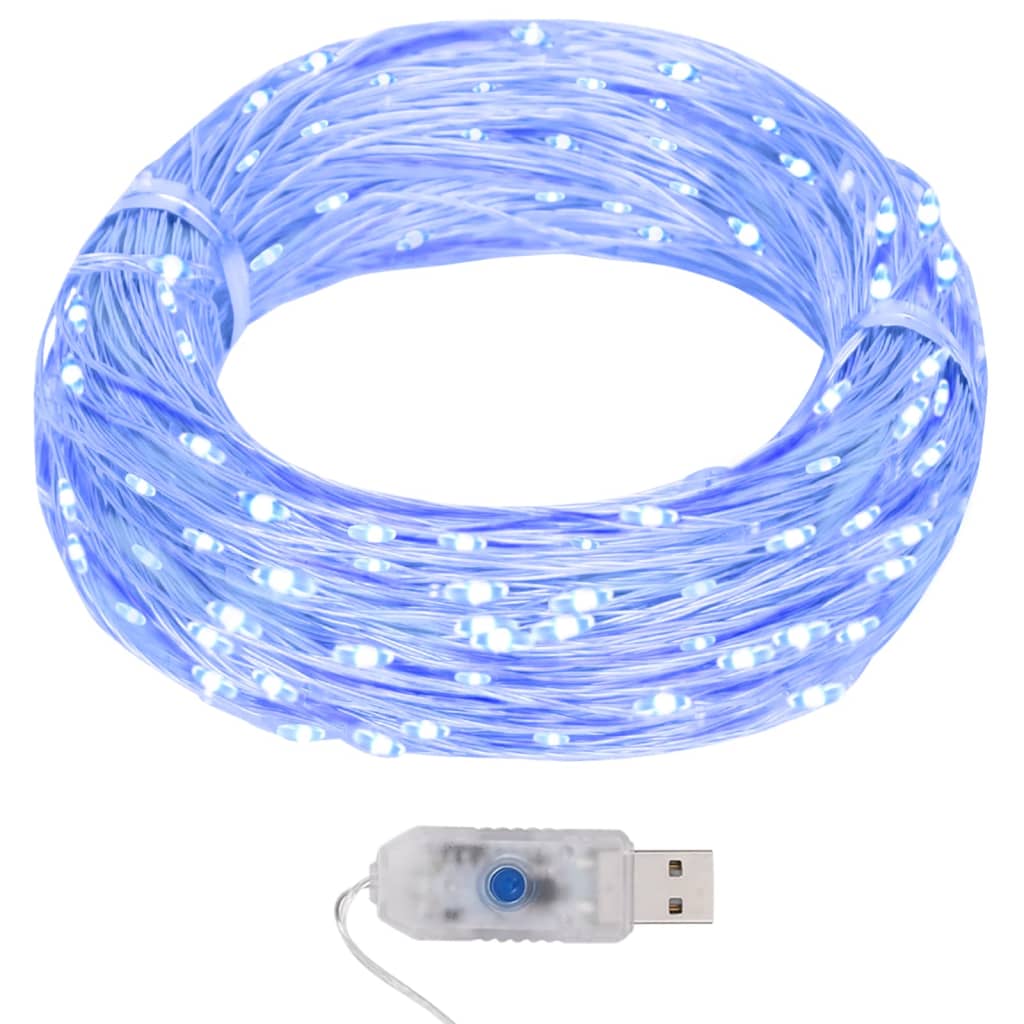 Led-Lichterdraht 400 Led 8 Funktionen Blau