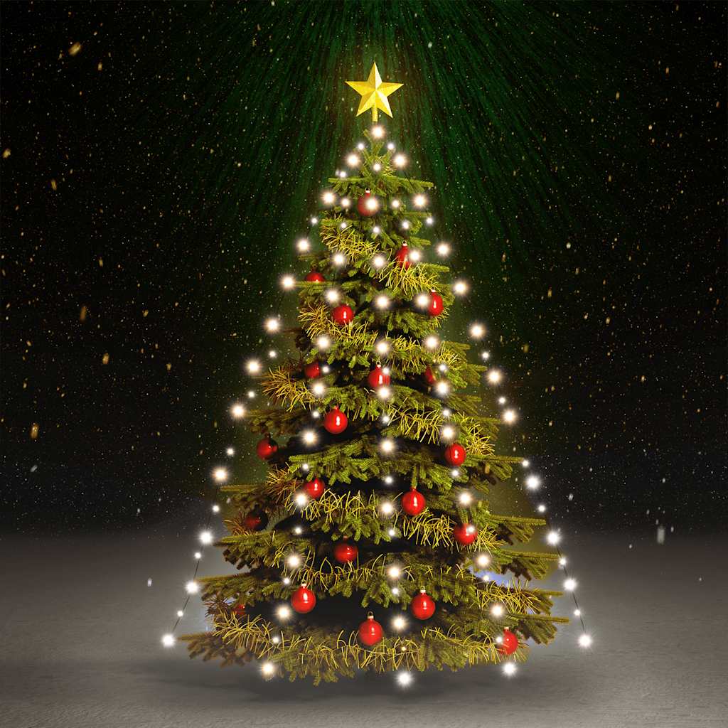 Weihnachtsbaum-Lichternetz Mit 150 Leds Kaltweiß