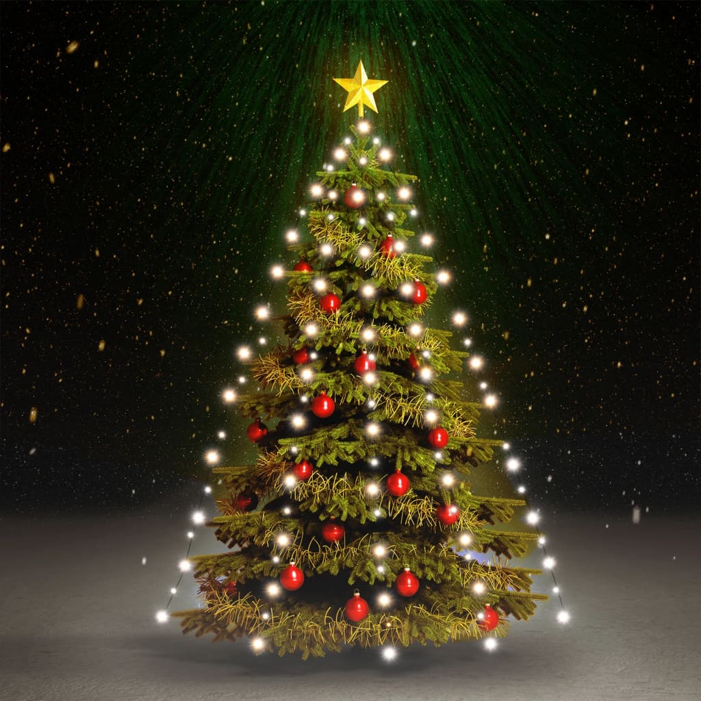 Weihnachtsbaum-Lichternetz Mit 150 Leds Kaltweiß