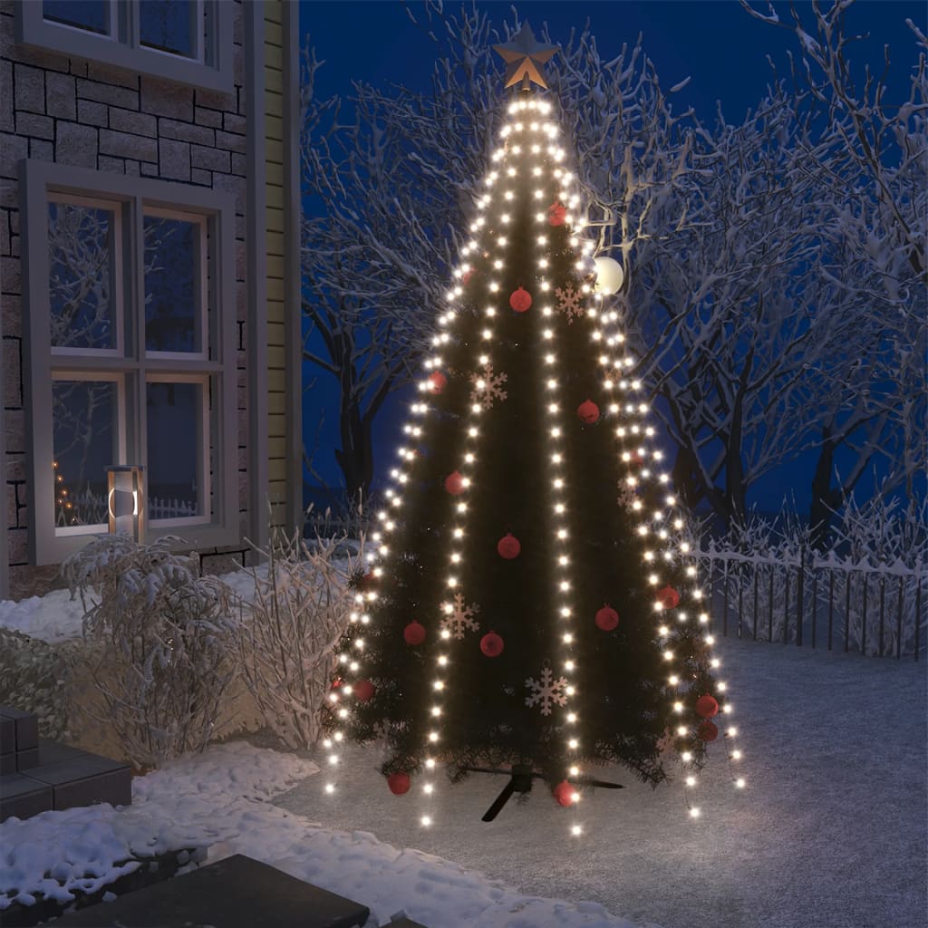 Weihnachtsbaum-Lichternetz Mit 150 Leds Kaltweiß