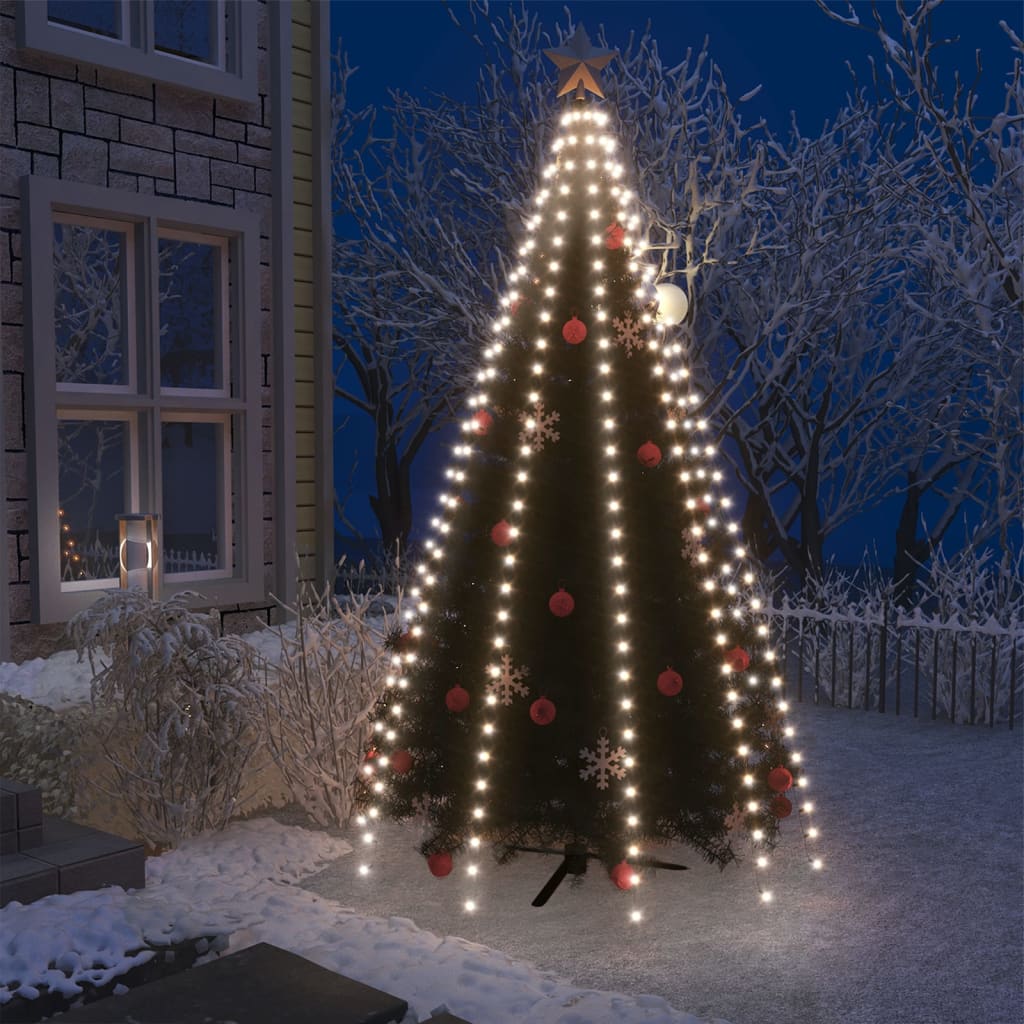 Weihnachtsbaum-Lichternetz Mit 150 Leds Kaltweiß