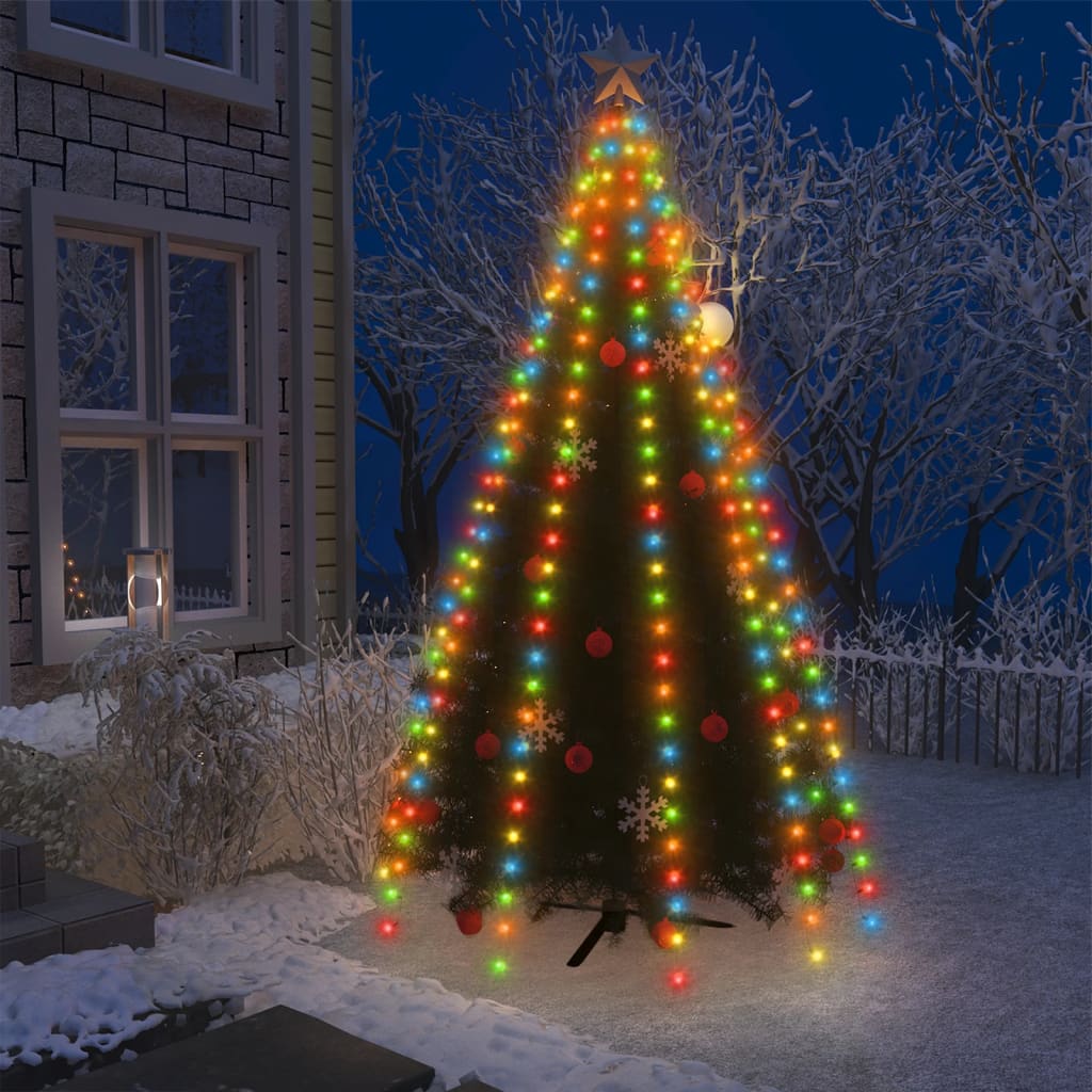 Weihnachtsbaum-Lichternetz Mit 180 Leds Mehrfarbig