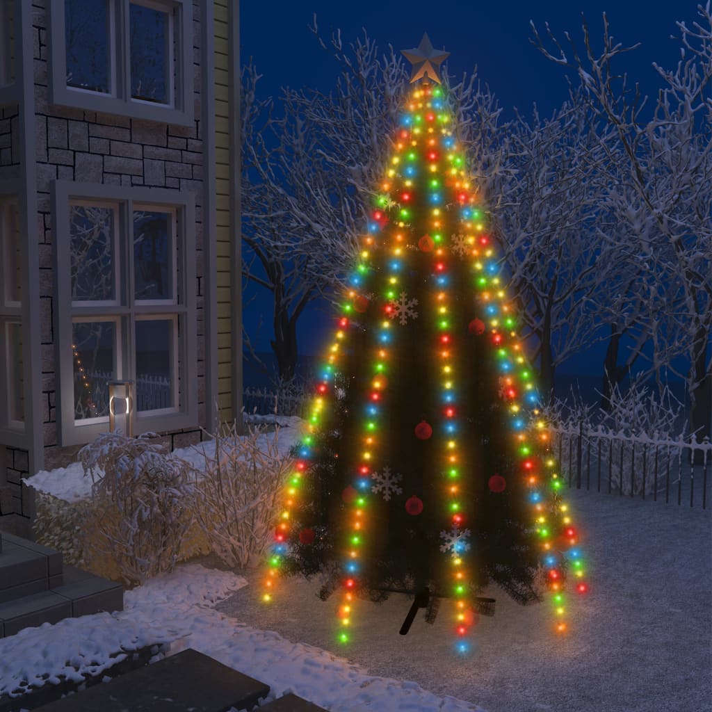 Weihnachtsbaum-Lichternetz Mit 180 Leds Mehrfarbig