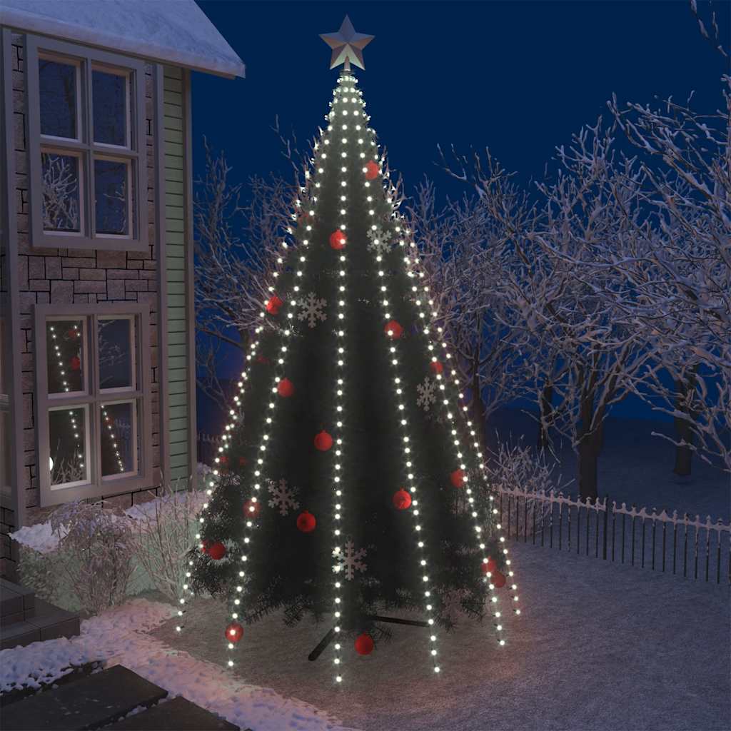 Weihnachtsbaum-Lichternetz Mit 150 Leds Kaltweiß