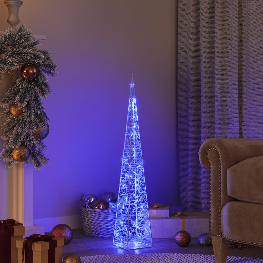 Led-Leuchtkegel Acryl Deko Blau