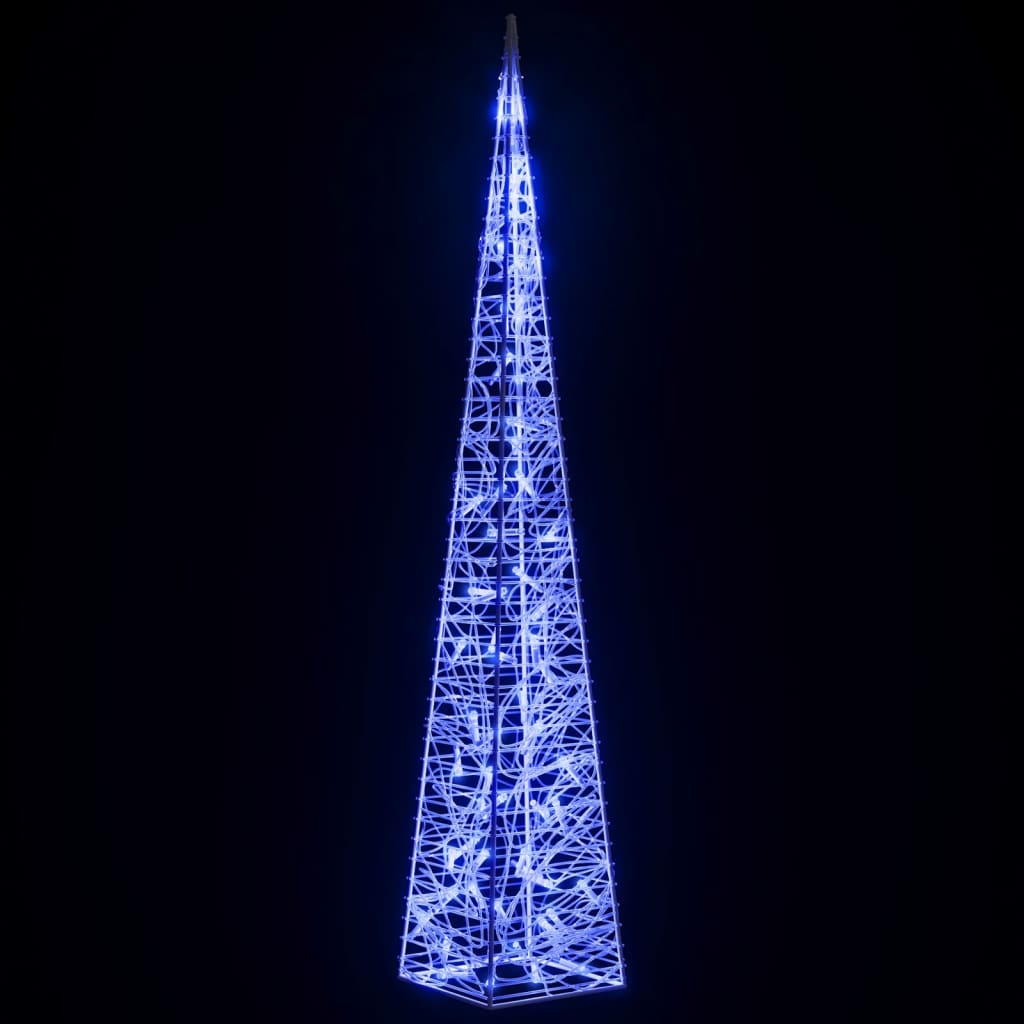 Led-Leuchtkegel Acryl Deko Blau