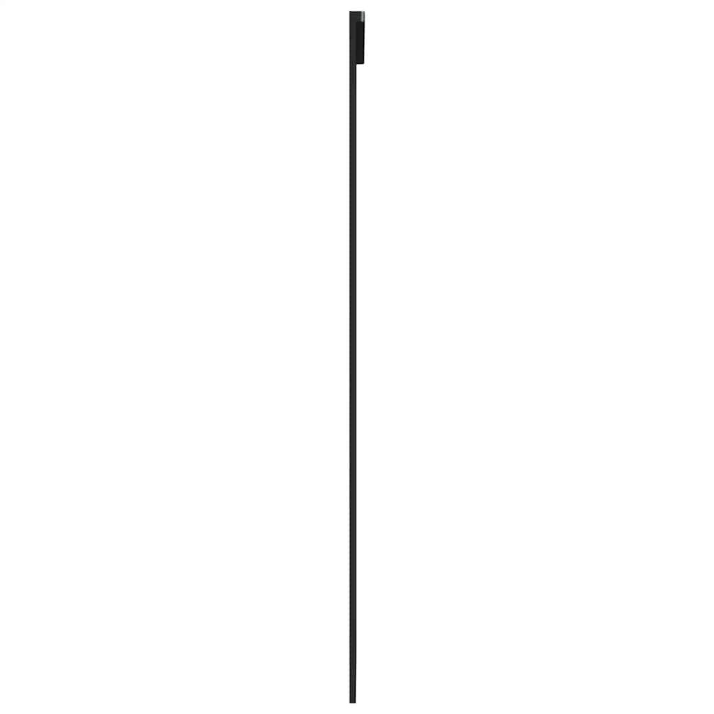 Schiebetür 3-Teilig Esg-Glas Und Aluminium Schwarz