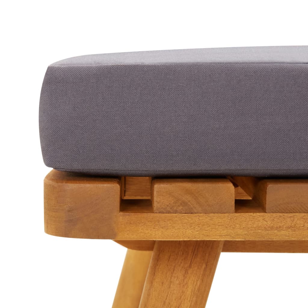 3-Tlg. Garten-Lounge-Set Mit Kissen Massivholz Akazie