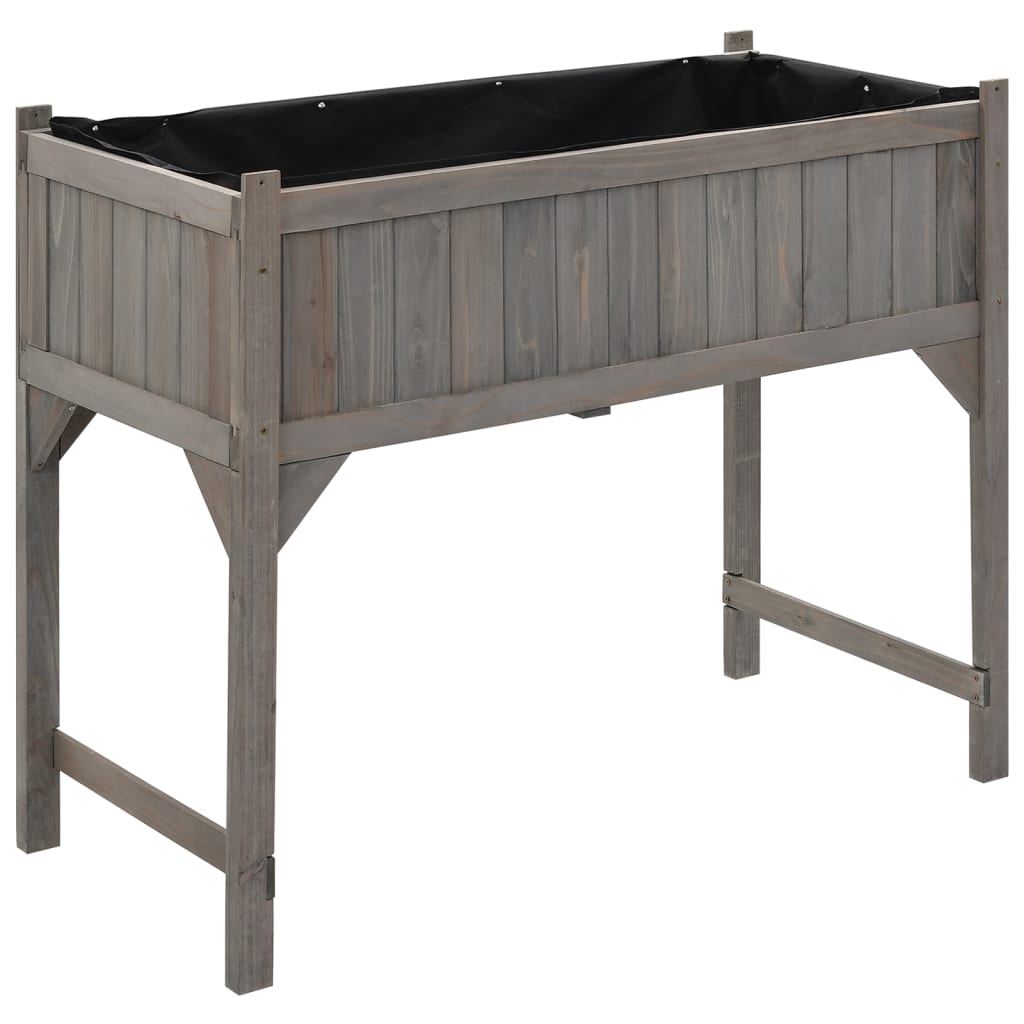 Hochbeet Mit Gewächshaus 110X54X120 Cm Massivholz Tanne Braun