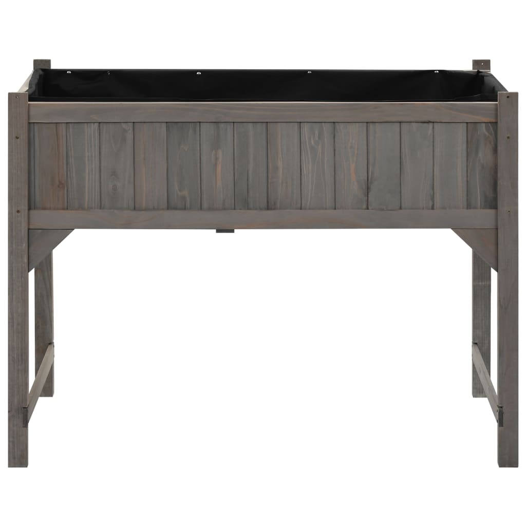 Hochbeet Mit Gewächshaus 110X54X120 Cm Massivholz Tanne Braun