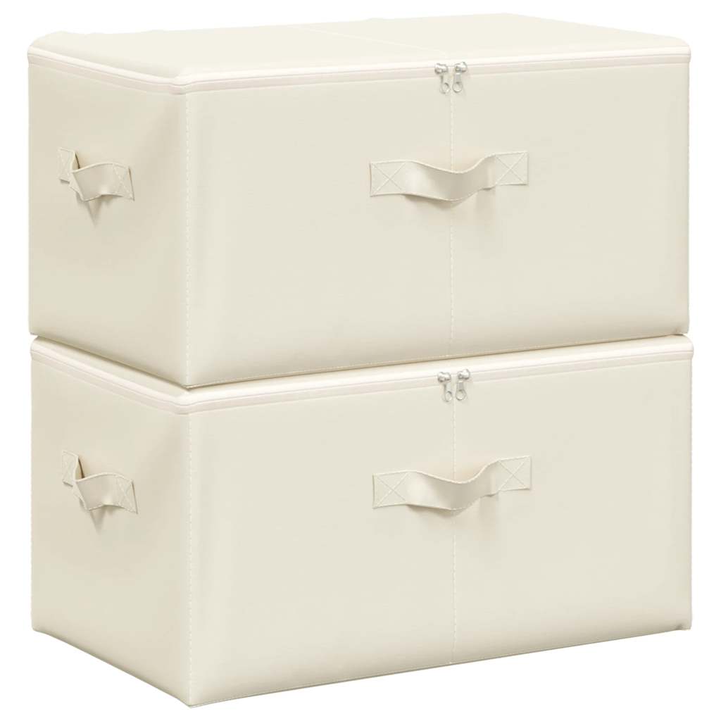 Aufbewahrungsboxen 2 Stk. Stoff 43X34X23 Cm