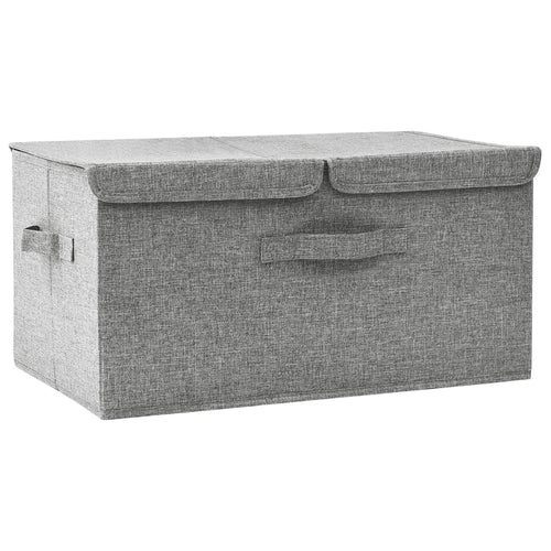 Aufbewahrungsbox Stoff Grau