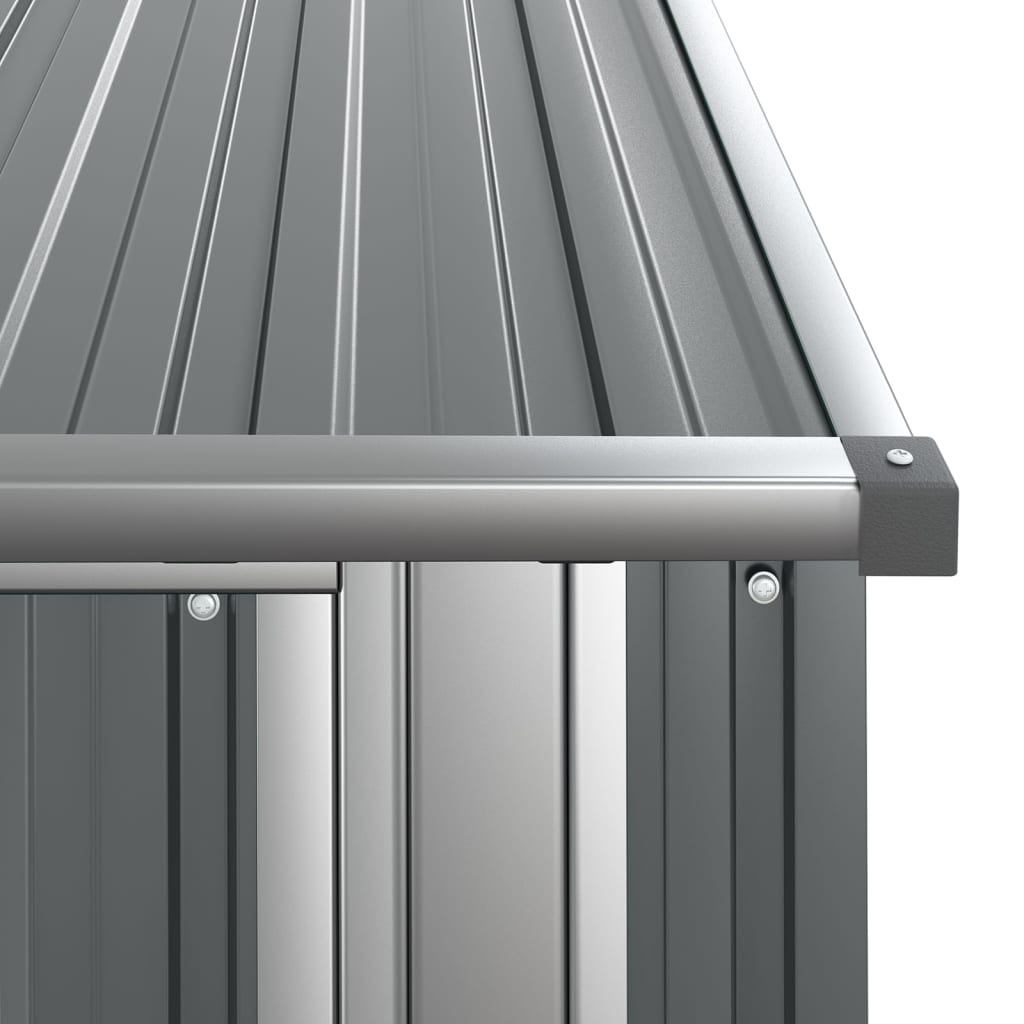 Geräteschuppen 118,5X97X209,5 Cm Verzinkter Stahl