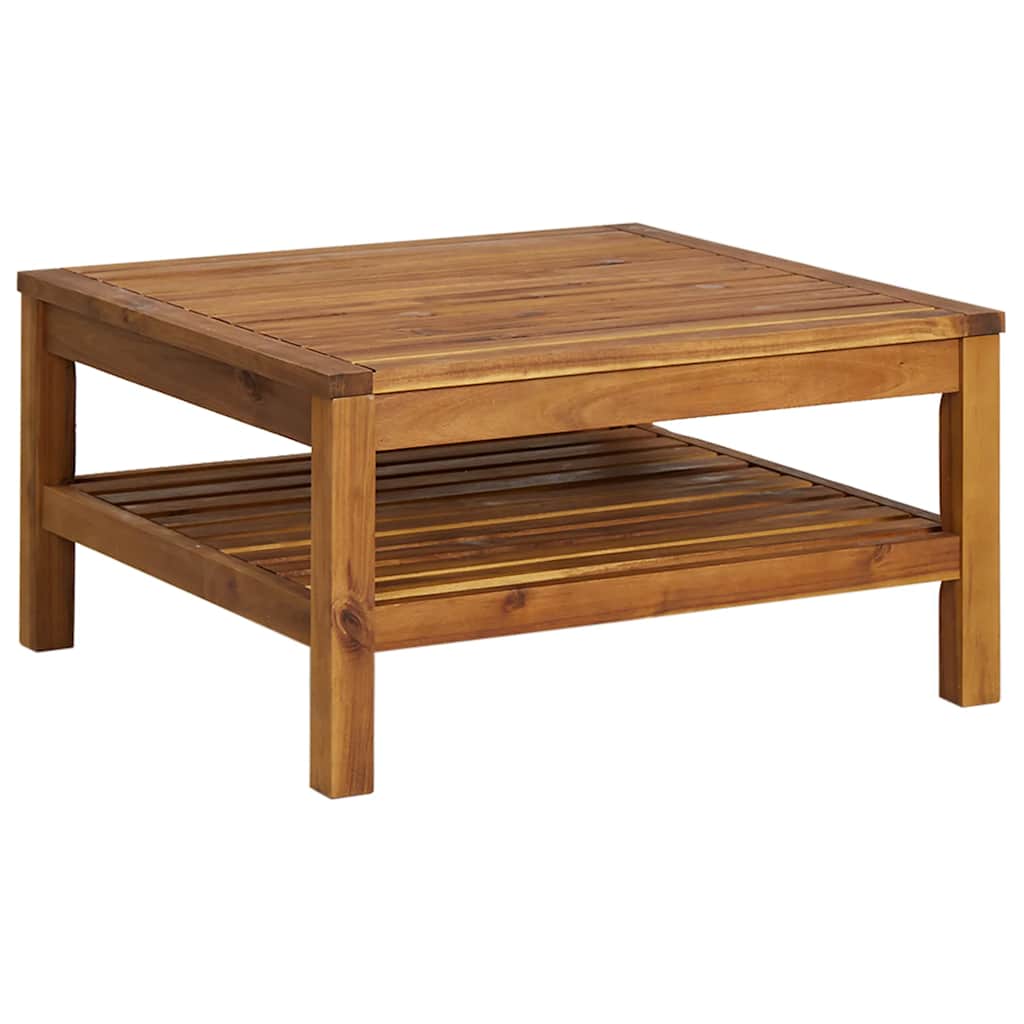 3-Tlg. Garten-Lounge-Set Mit En Kissen Akazienholz