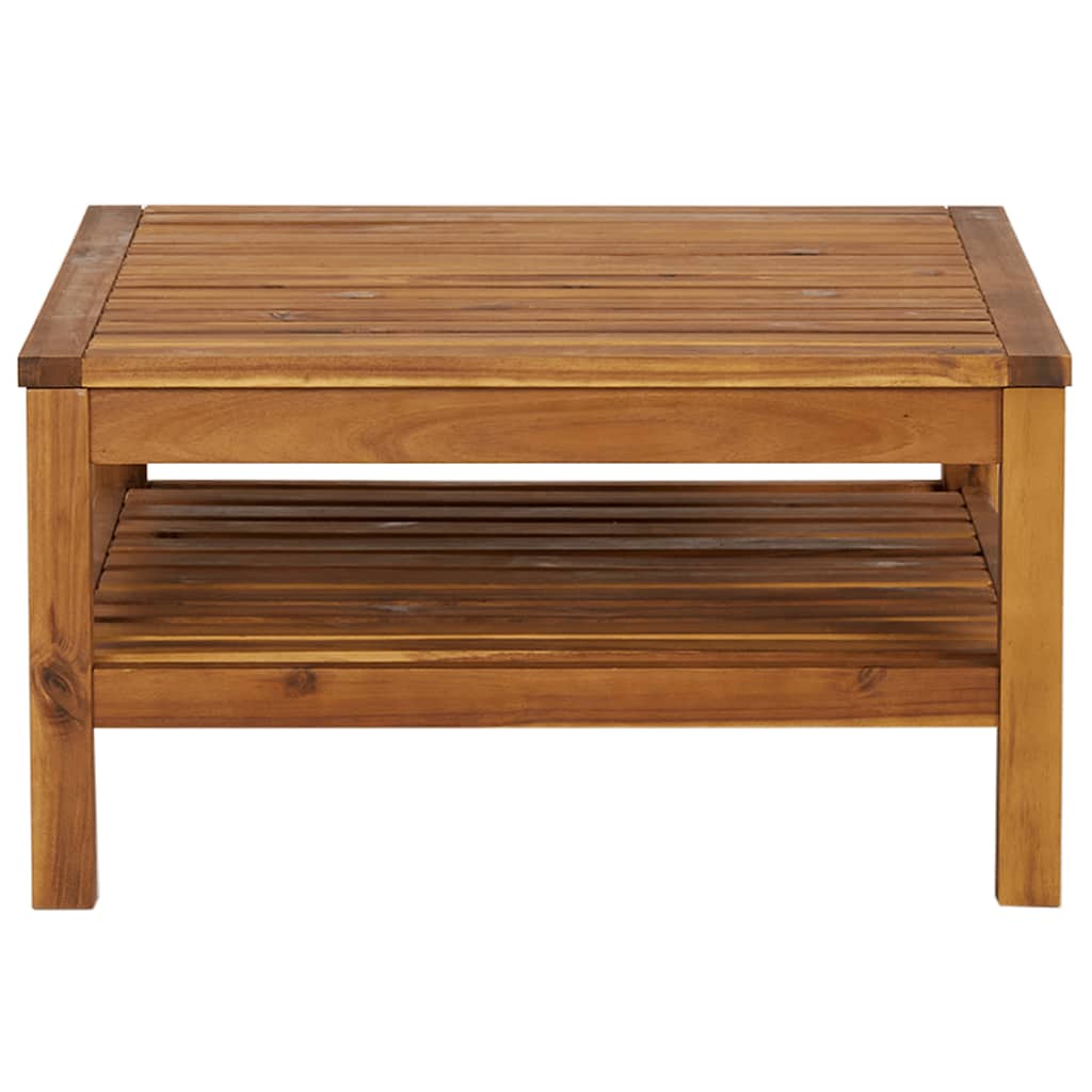 3-Tlg. Garten-Lounge-Set Mit En Kissen Akazienholz