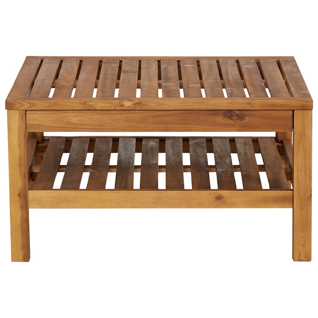 3-Tlg. Garten-Lounge-Set Mit En Kissen Akazienholz