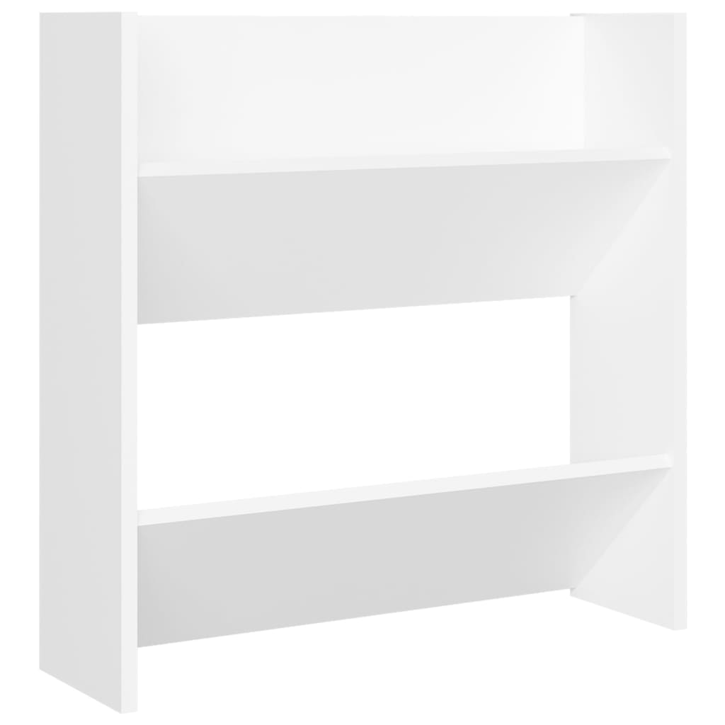 Wand-Schuhschränke 4 Stk. 60X18X Holzwerkstoff Weiß
