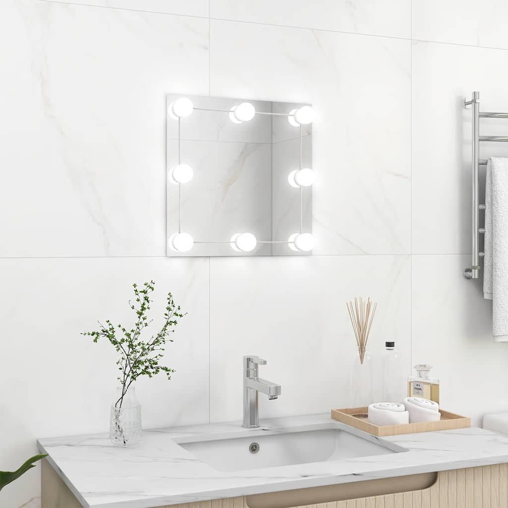 Wandspiegel 2 Stk. Quadratisch Glas