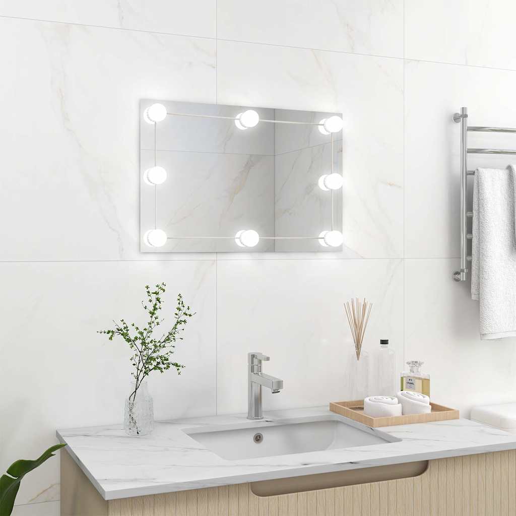Wandspiegel 2 Stk. Quadratisch Glas