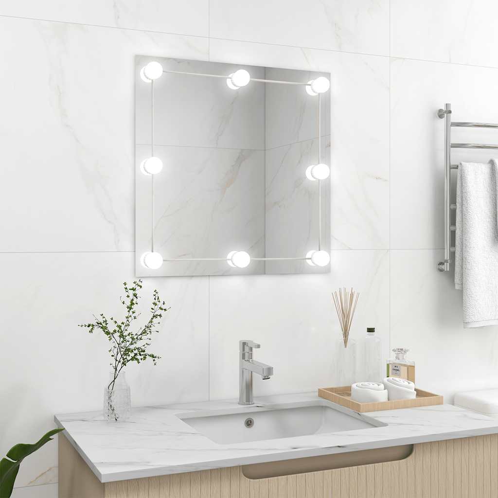 Wandspiegel 2 Stk. Quadratisch Glas