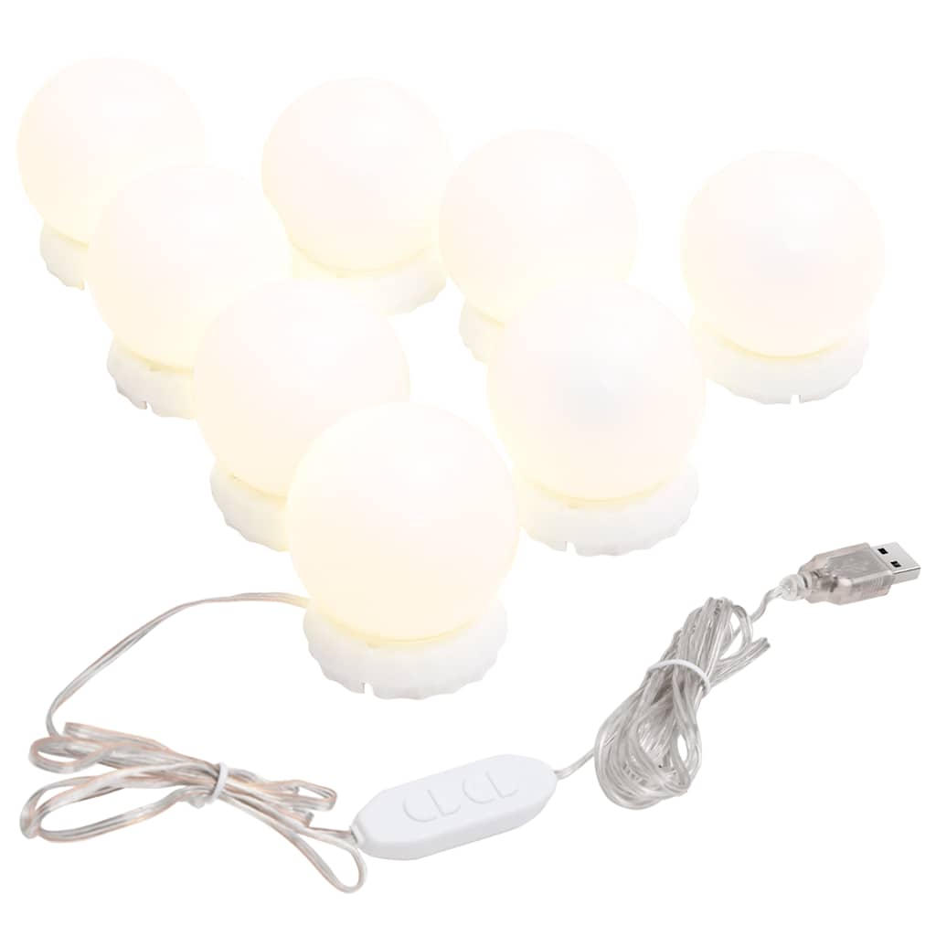 Wandspiegel Mit Led-Beleuchtung Rund Glas