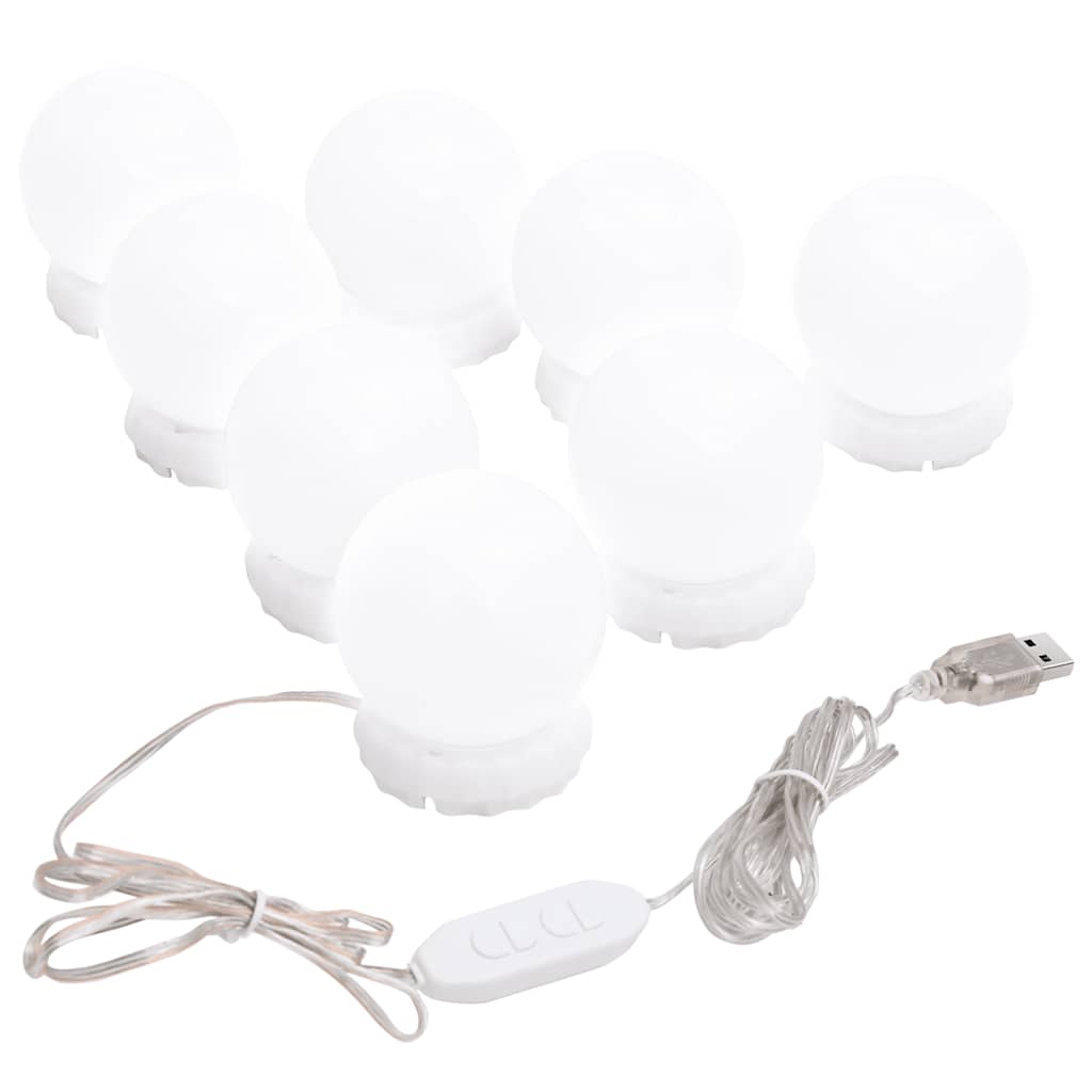 Wandspiegel Mit Led-Beleuchtung Rund Glas