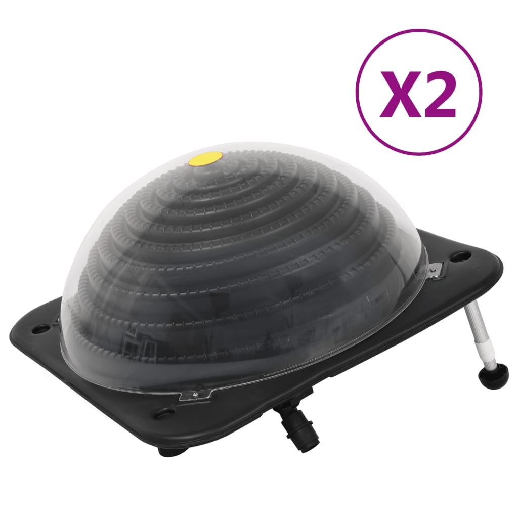 Solarkugel Poolheizung 5 Stk. 75X75X36 Cm Hdpe Aluminium