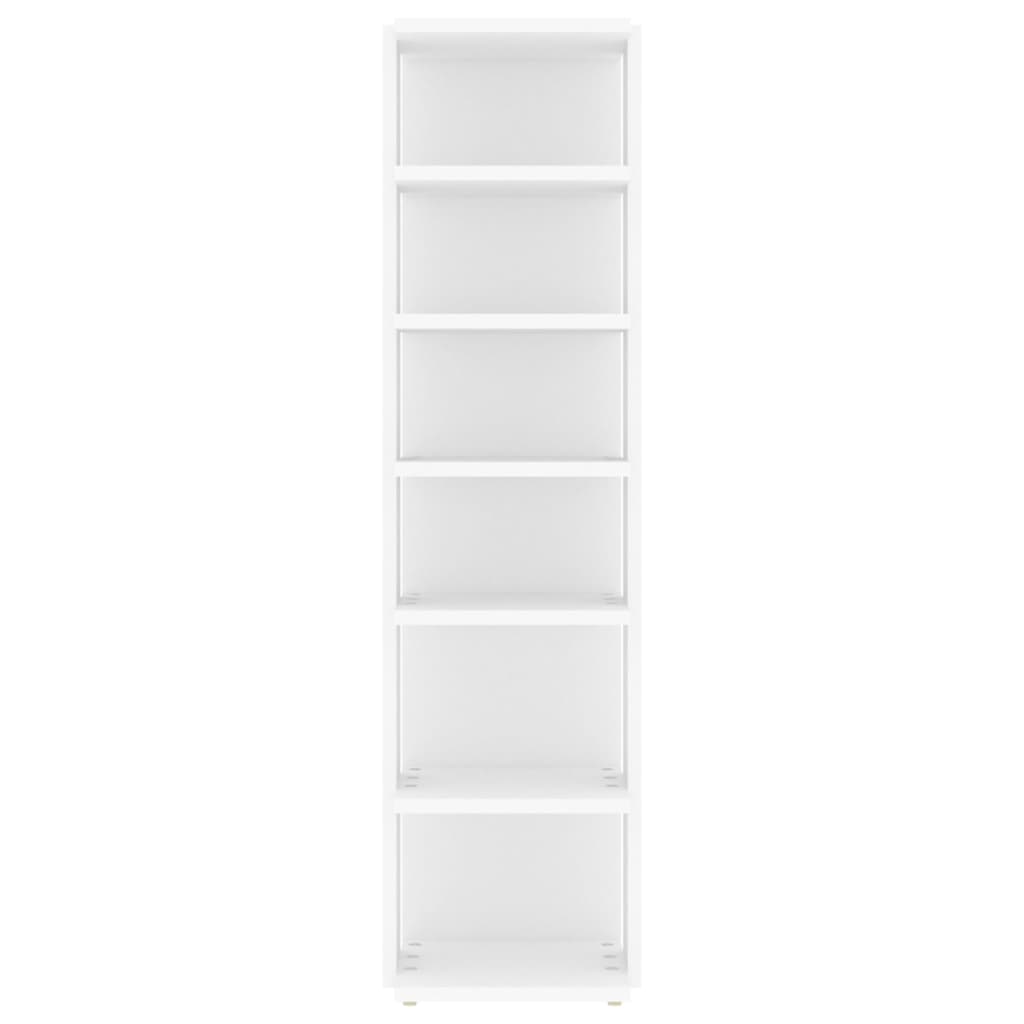 Schuhschrank 27,5X27X102 Cm Holzwerkstoff Weiß