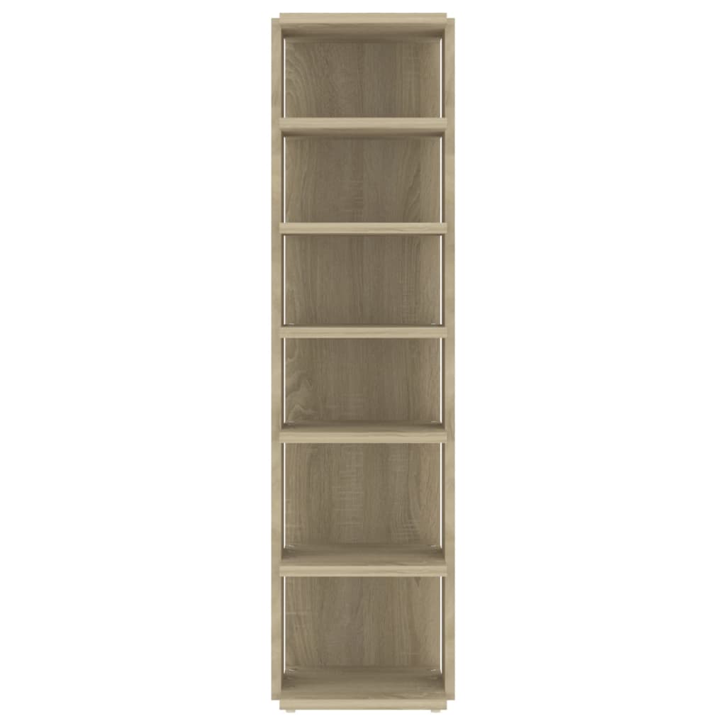 Schuhschrank Sonoma-Eiche 27,5X27X102 Cm Holzwerkstoff Sonoma Eiche