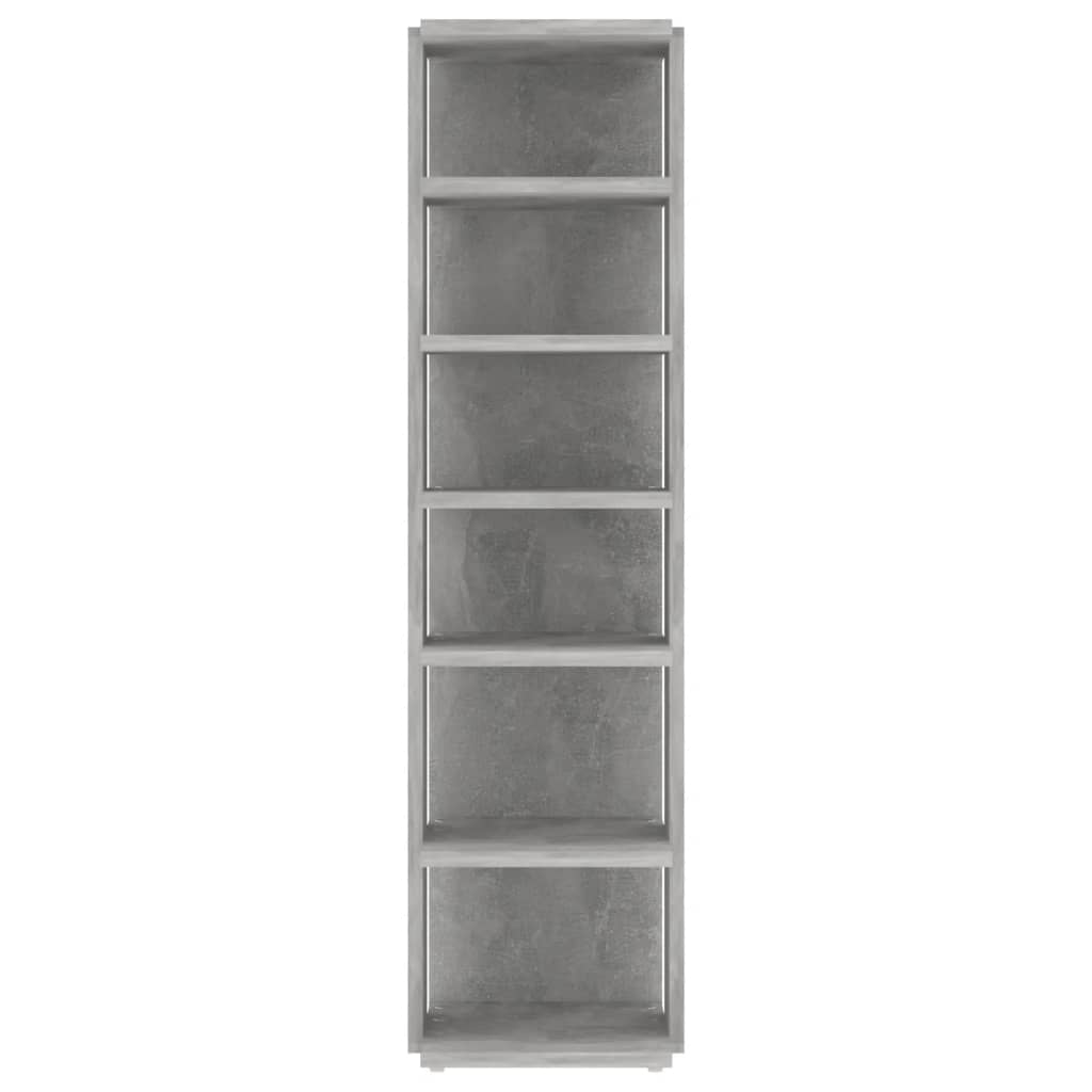 Schuhschrank 27,5X27X102 Cm Holzwerkstoff Betongrau