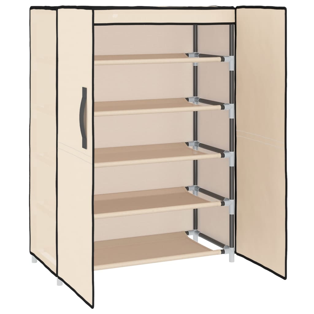 Schuhschrank 60X28X Stoff Creme