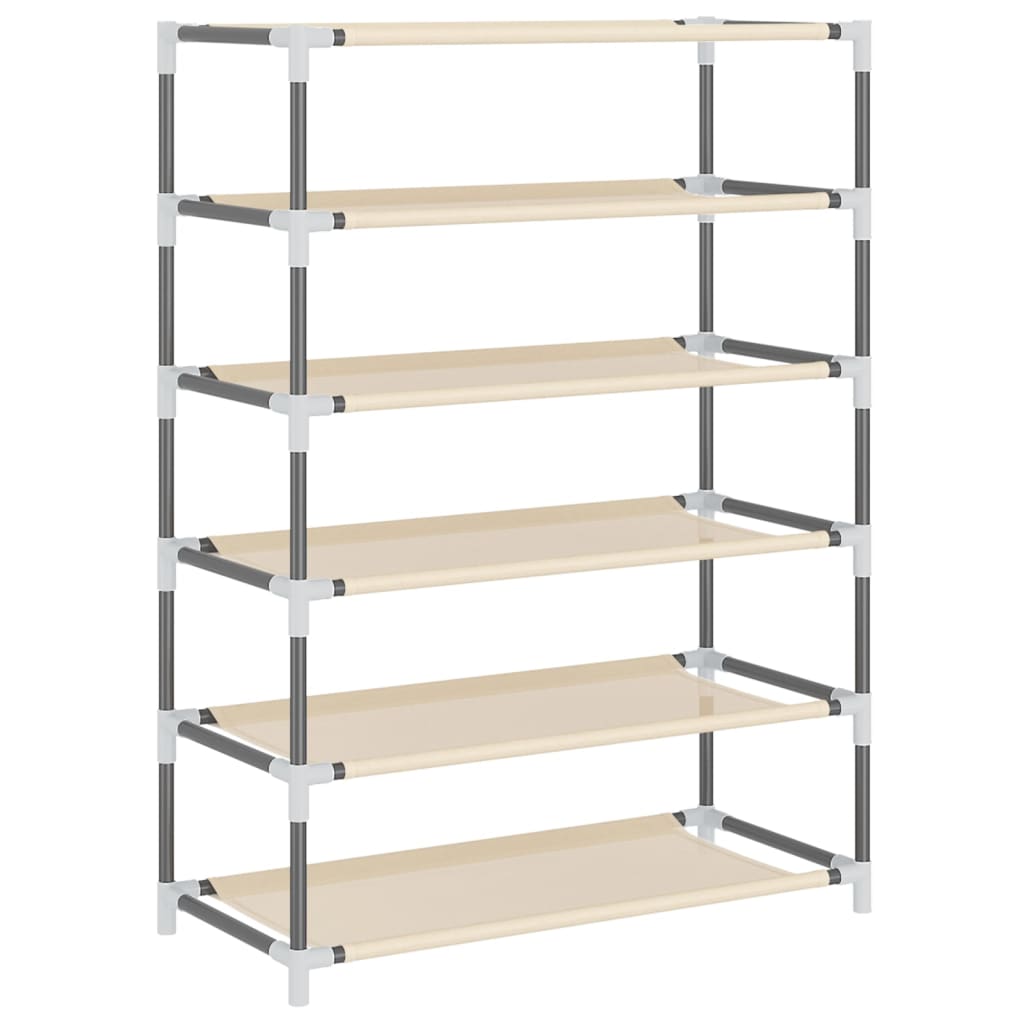 Schuhschrank 60X28X Stoff Creme