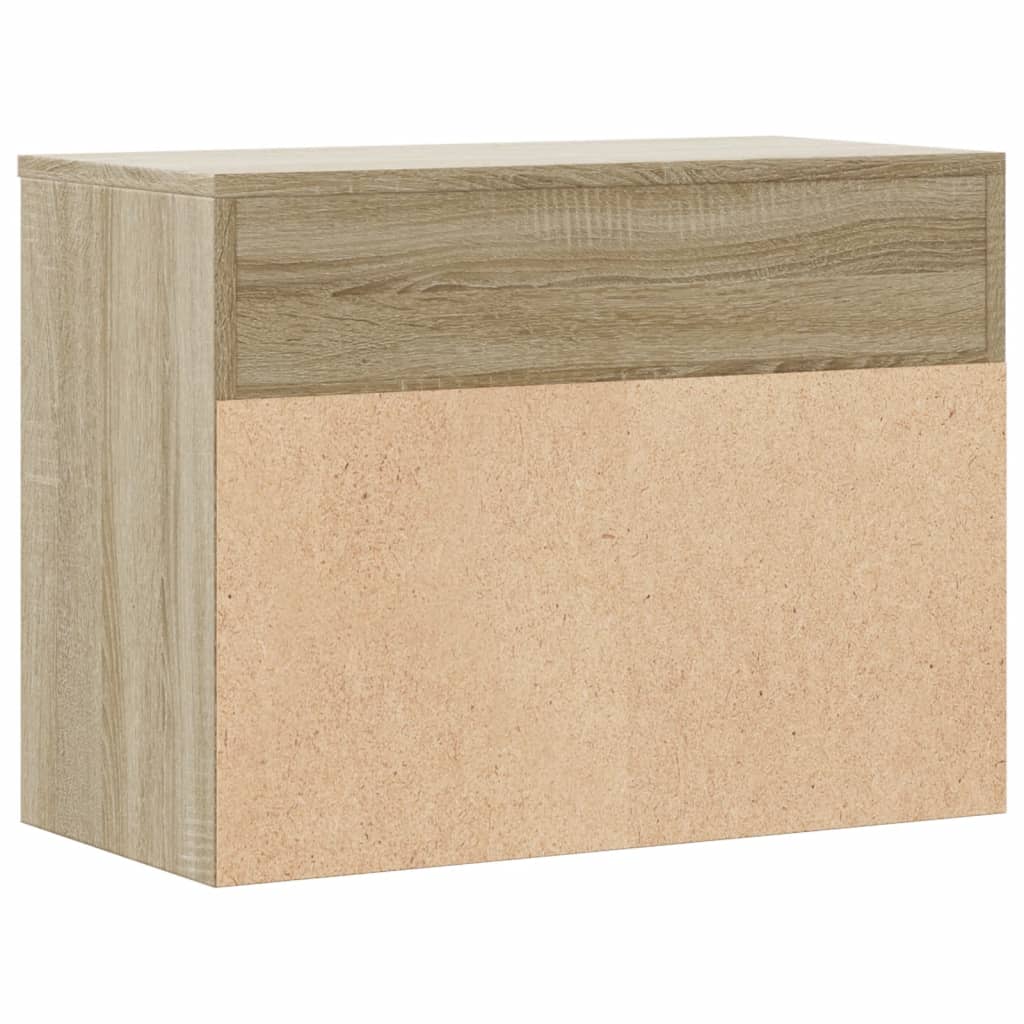 Schuhbank Sonoma-Eiche Holzwerkstoff Sonoma Eiche