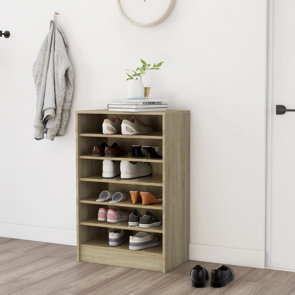 Schuhschrank Sonoma-Eiche Holzwerkstoff Sonoma Eiche
