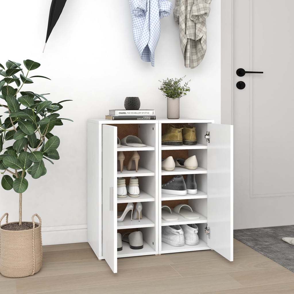 Schuhschrank Holzwerkstoff Weiß
