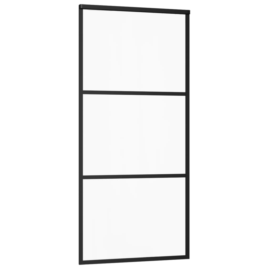 Schiebetür Mit Beschlag Esg-Glas & Aluminium 90X205 Cm