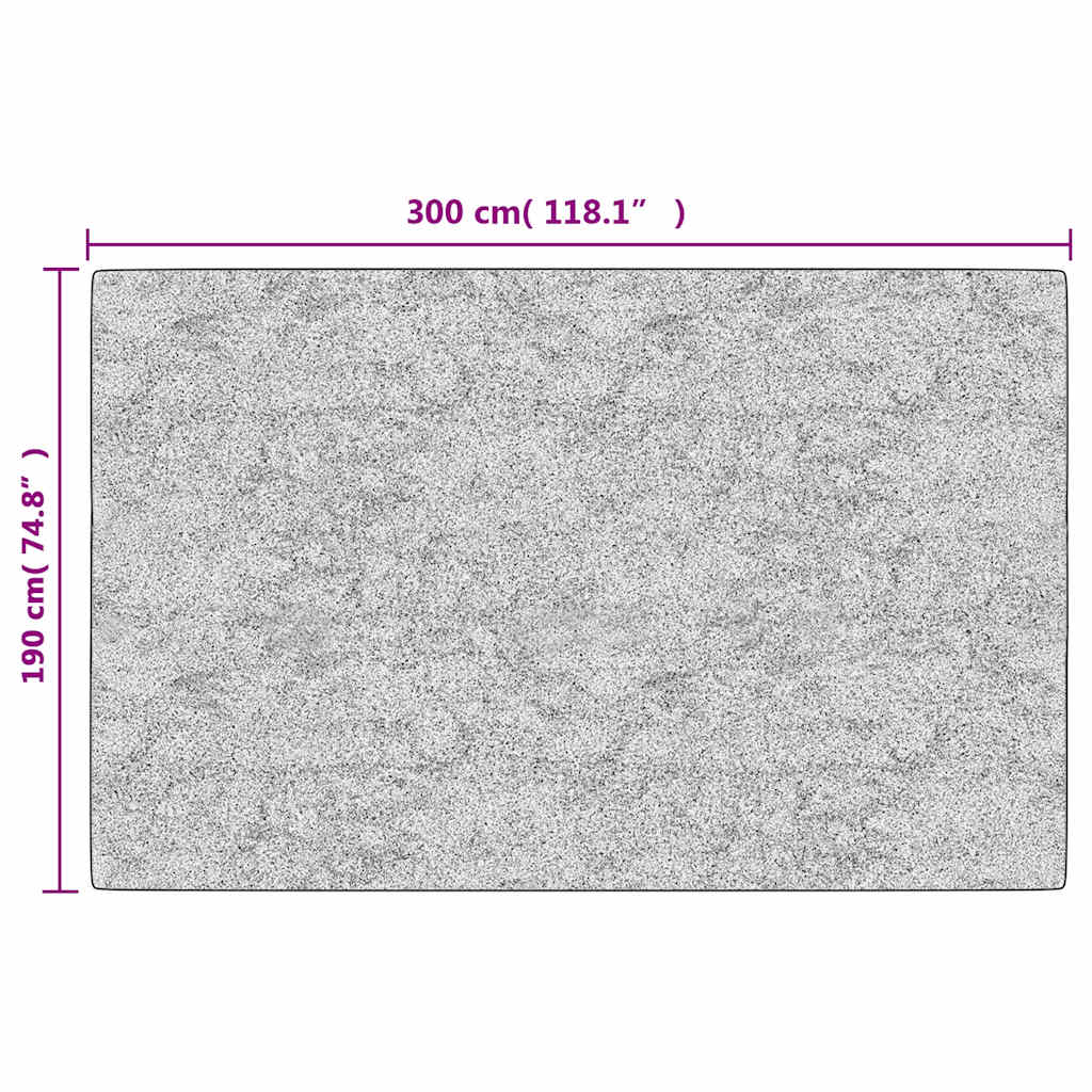 Teppich Waschbar Hellbeige Beige Und Schwarz