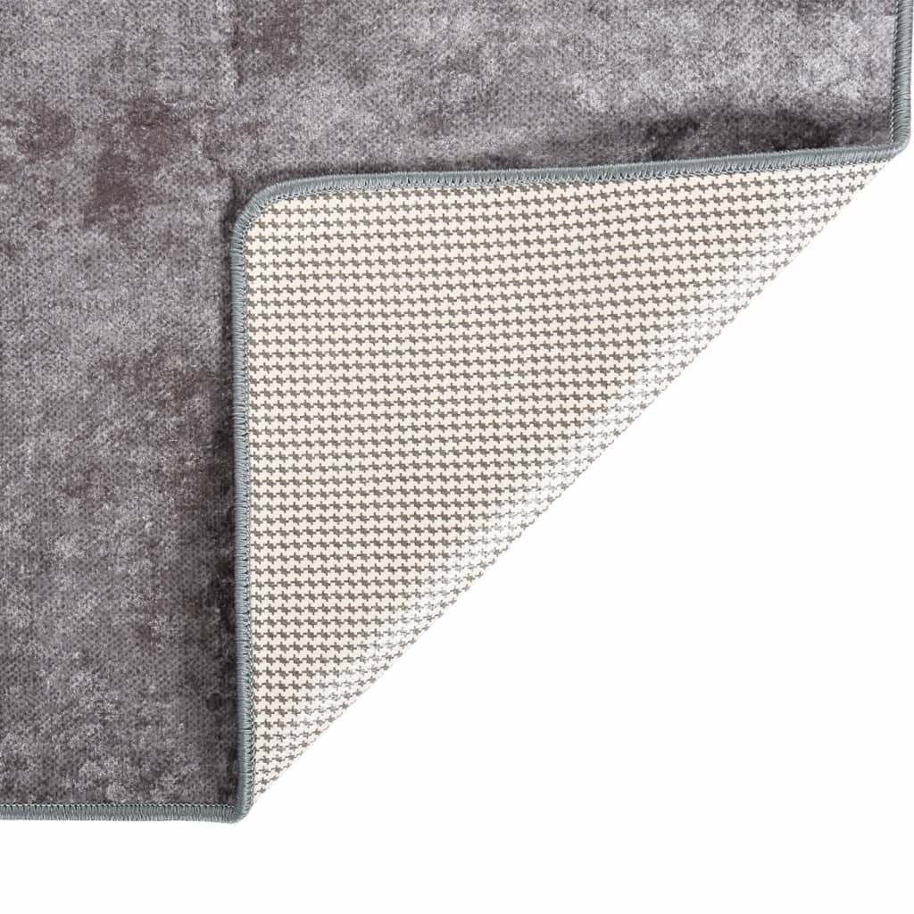 Teppich Waschbar Grau