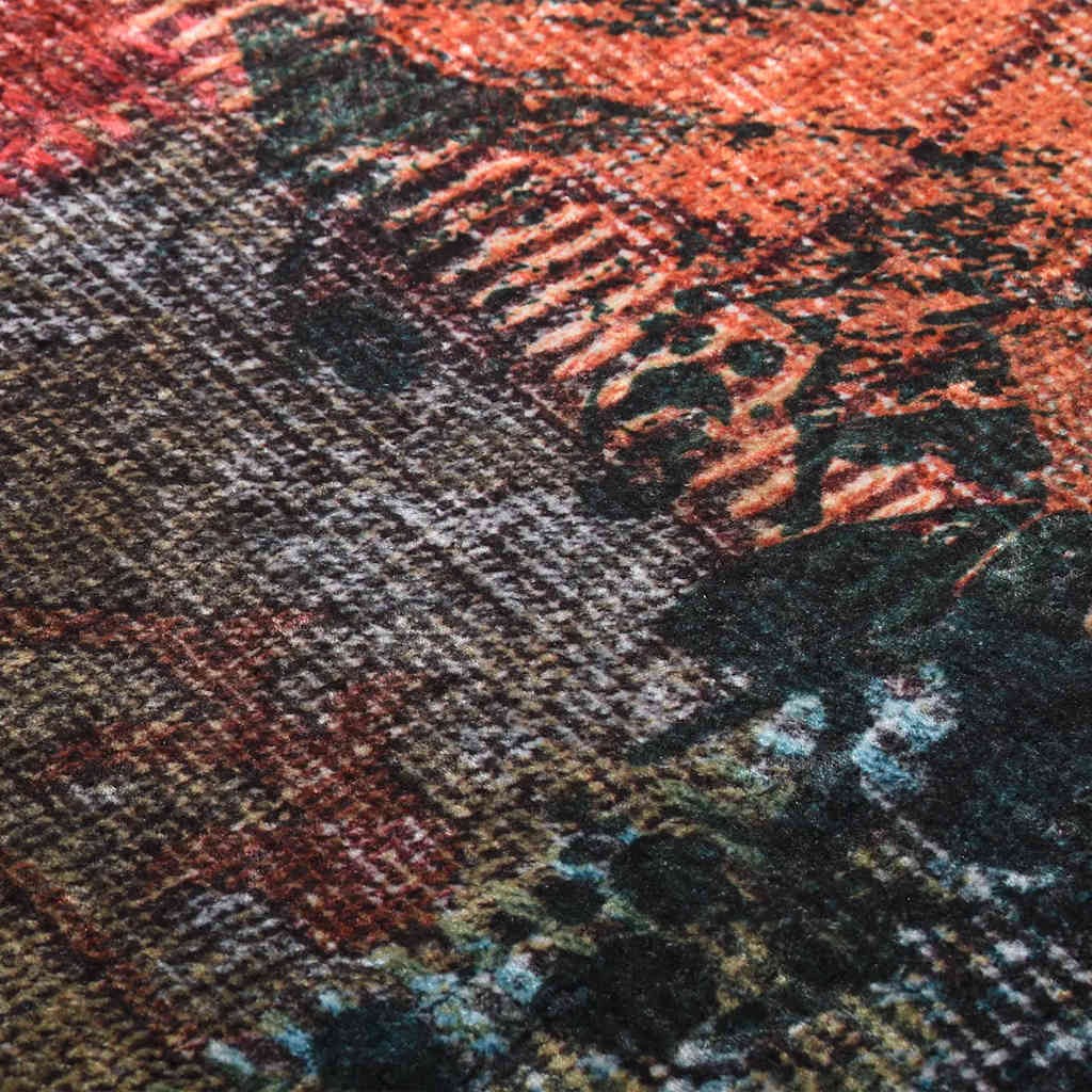 Teppich Waschbar Mehrfarbig Patchwork