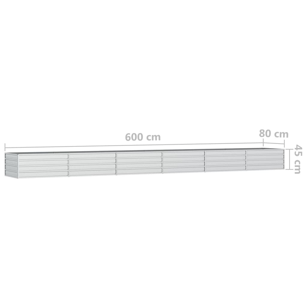 Garten-Hochbeet Verzinkter Stahl