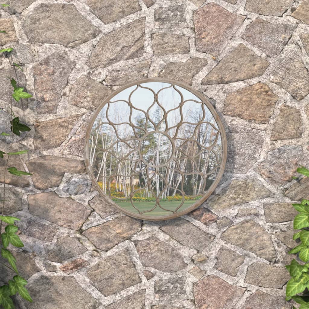 Gartenspiegel Eisen Rund