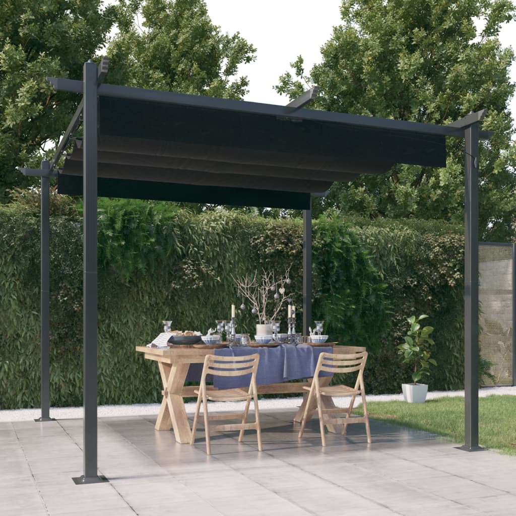 Pavillon Mit Ausziehbarem Dach 4X3 M