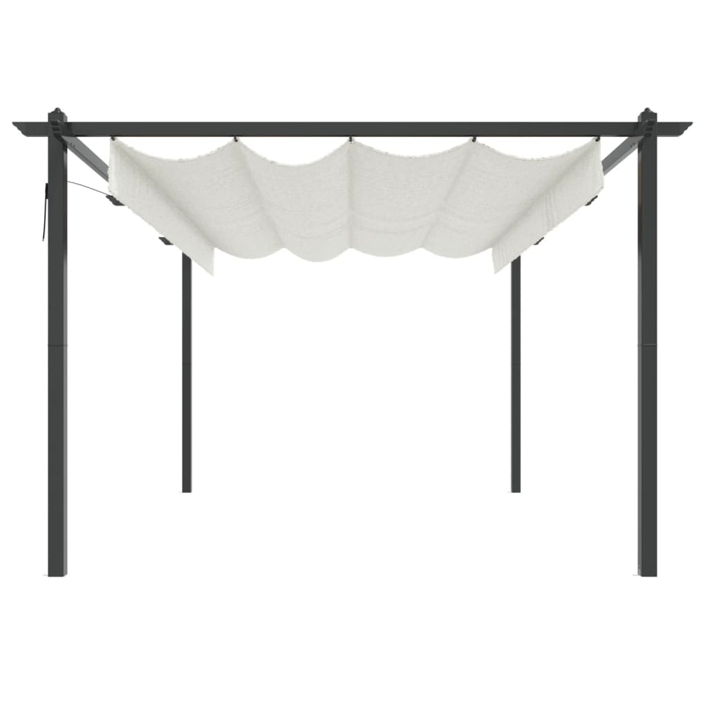 Pavillon Mit Ausziehbarem Dach 4X3 M