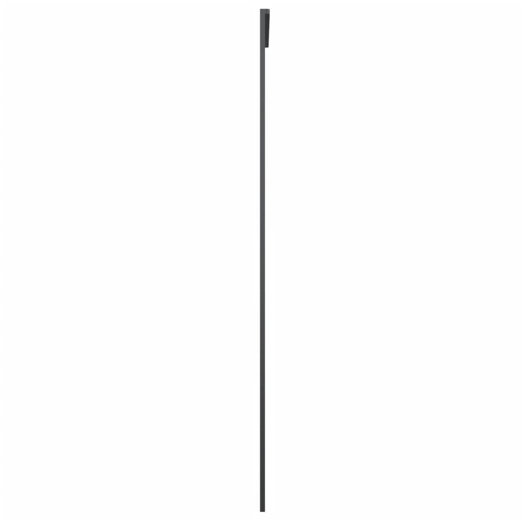 Schiebetür Esg-Glas Und Aluminium Schwarz