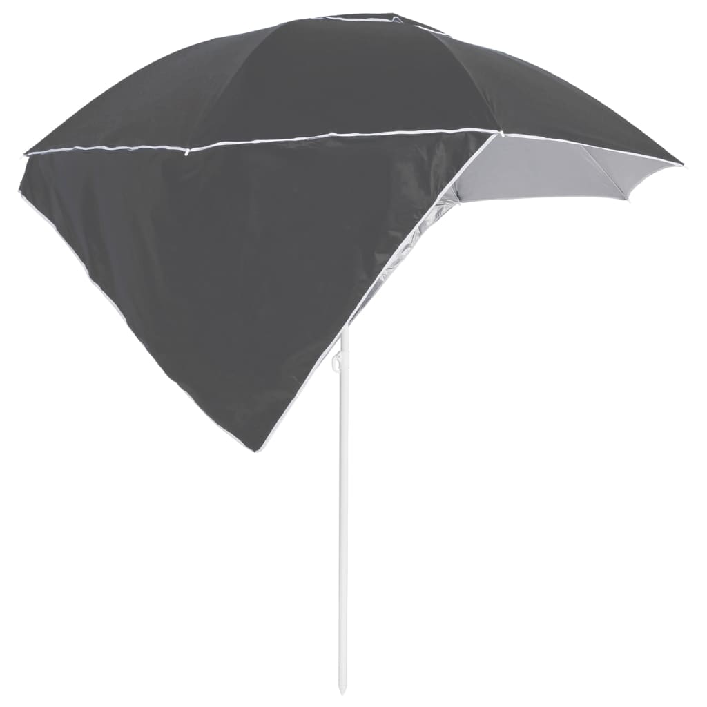 Strandschirm Mit Seitenteilen 215 Cm