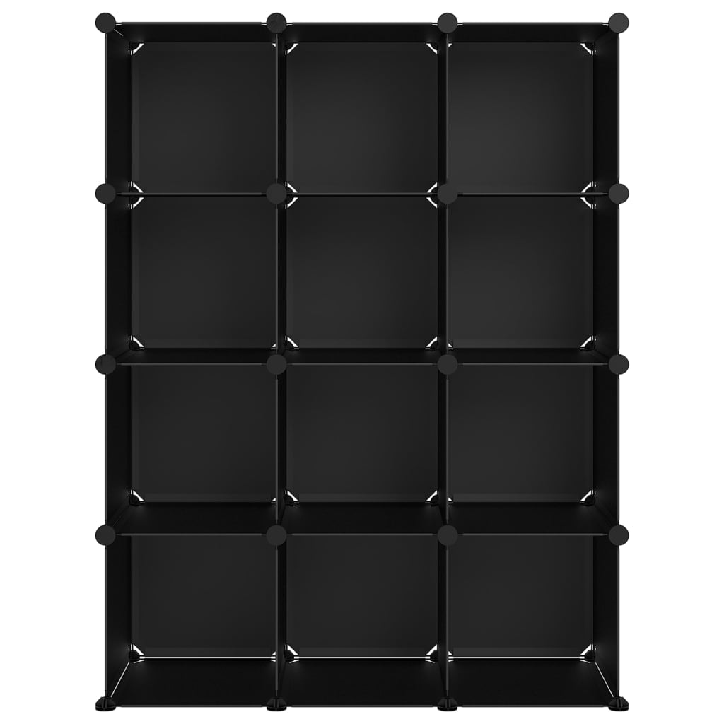 Regalsystem Mit 12 Würfeln Pp Schwarz