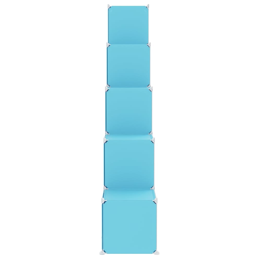 Kinderschrank Modular Mit 15 Würfeln Pp Blau