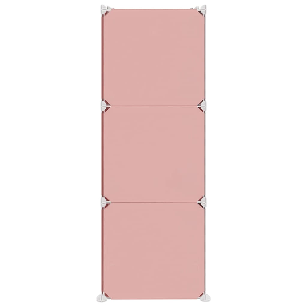 Kinderschrank Modular Mit 6 Würfeln Pp Rosa