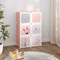 Kinderschrank Modular Mit 6 Würfeln Pp Rosa