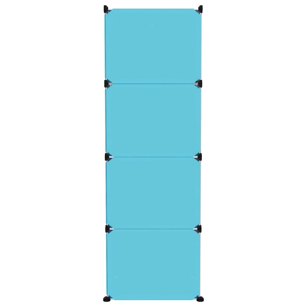 Kinderschrank Modular Mit 12 Würfeln Pp Blau